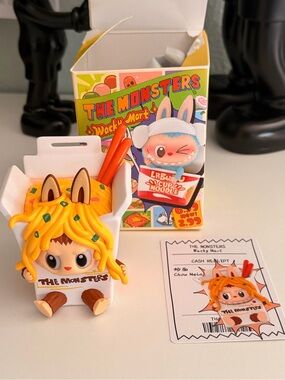 Pop Mart Labubu "Chow Mein" from The Monsters Wacky Mart Series